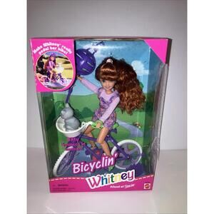VINTAGE 1996!Mattel Barbie Bicyclin' Whitney Friend of Stacie New Inn Box Rate